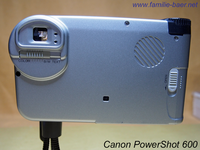 Canon PowerShot 600 Back